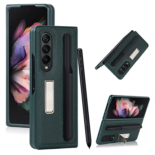 Coque Galaxy Z Fold 3 antichoc verte résolvant la perte du stylet S Pen