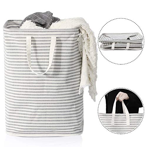 Vieshful Laundry Hamper, 72L Freestanding Laundry Basket with Long Handles to Storage Clothes