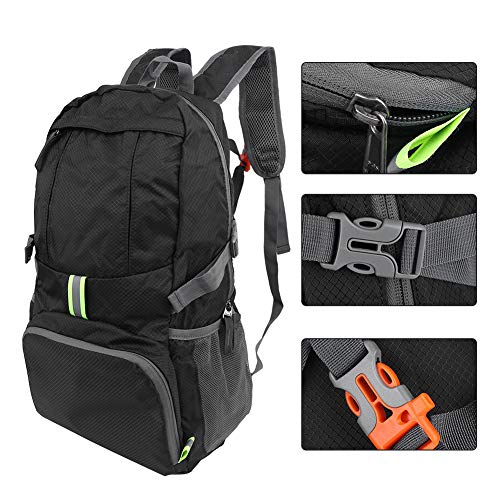 Mochila impermeable de nylon PerGar 35L para montañismo miniatura 4