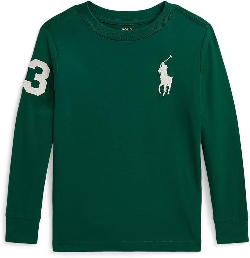 Kids Big Pony Cotton Long Sleeve Tee (Toddler/Little Kid)