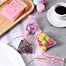 Jxiwfvl 100 Pieces Moon Star Organza Bags, 2.7x3.5 Inch Pink Drawstring Candy Bags Sheer Mesh Jewelry Pouches Small Gift Bag for Wedding Favors, Jewelry, Candy, Party Supplies