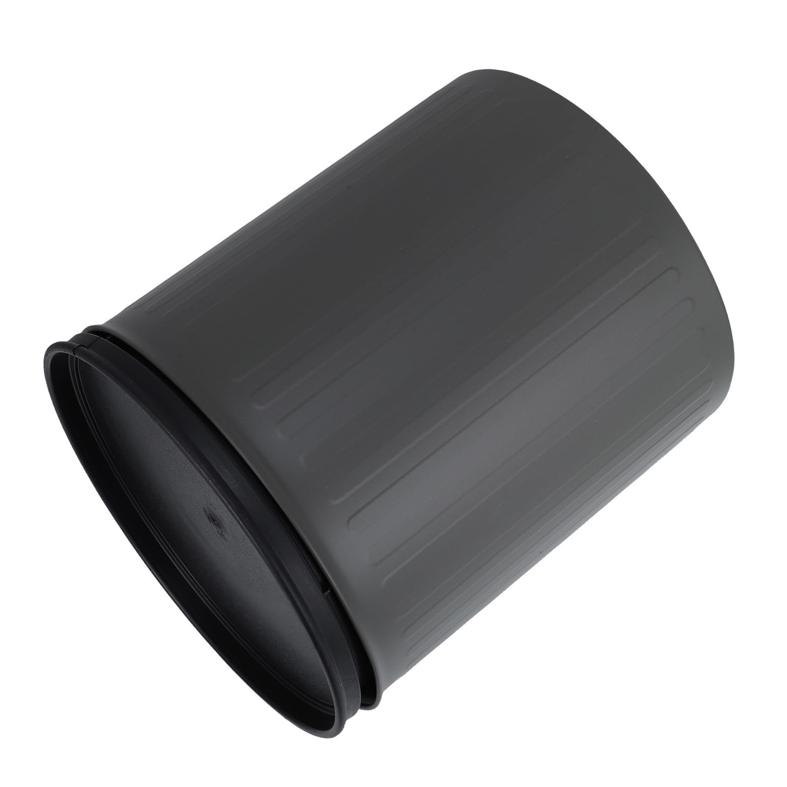 Healeved Papelera sin Tapa de 10 L de Acero al Carbono para Baño