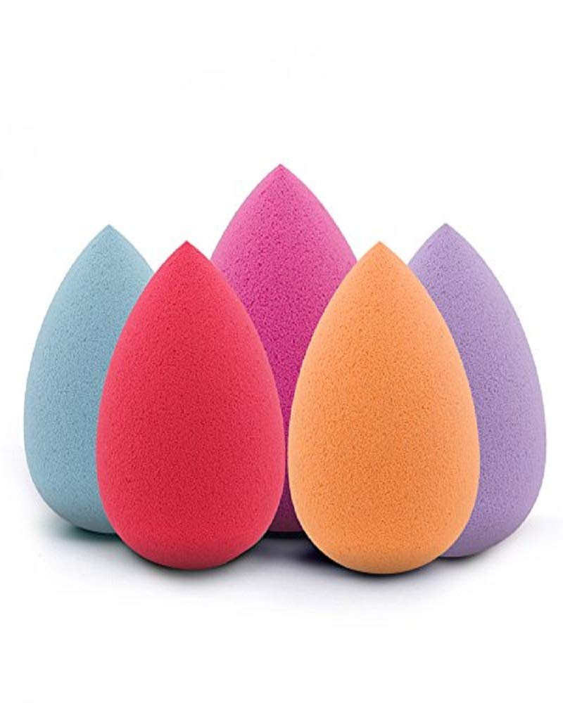 Angelie Makeup Foundation Cosmetic Soft Sponge Tear Drop Shaped Powder Puff (Small, 32x46 mm)