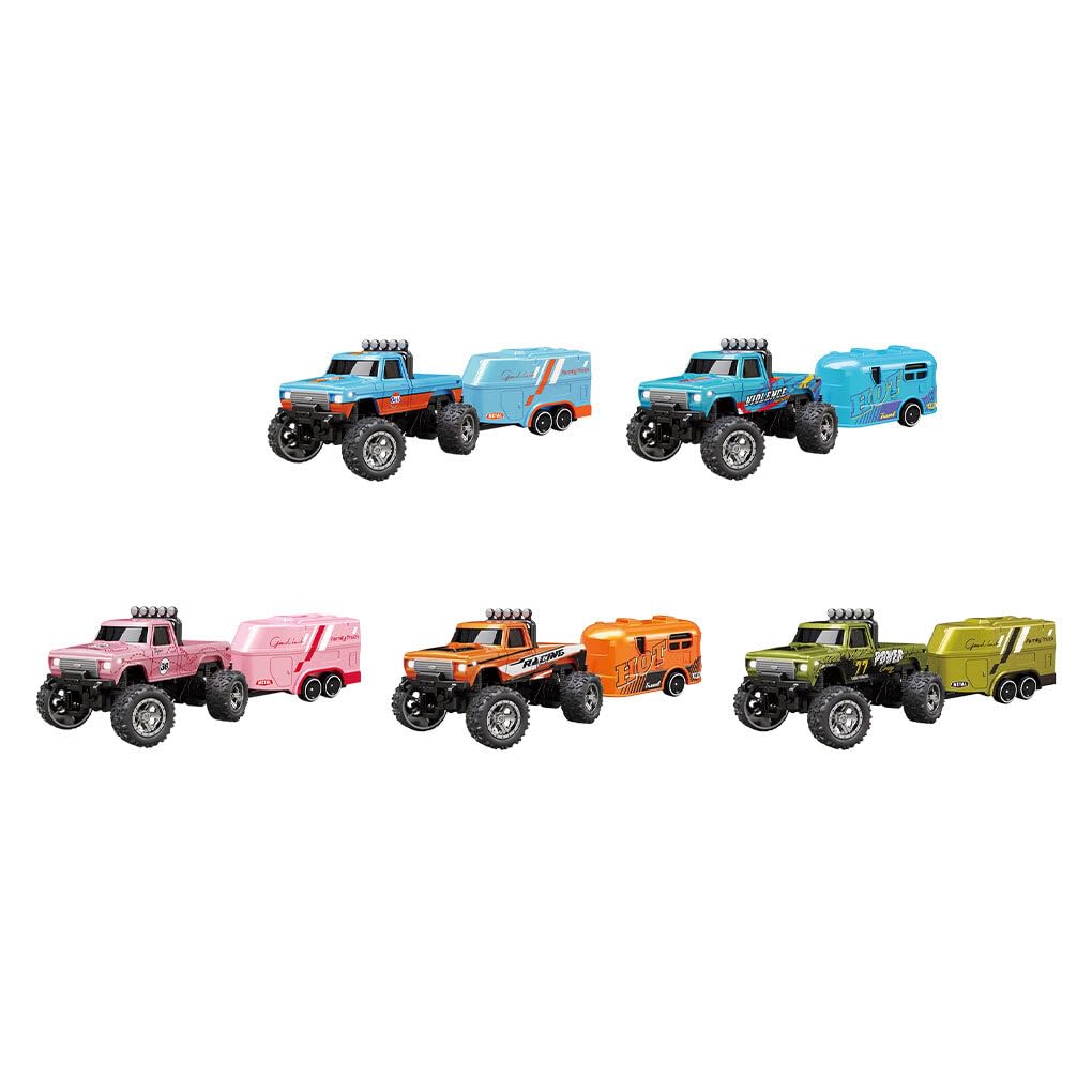 Amazon.co.jp: WISSPKYO ブルー モンスター トラック RC 1/64 スケール