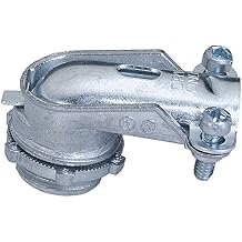 Sigma Engineered Solutions ProConnex 49804 AC/MC/Flex 90-Degree Squeeze Connector Conduit Fitting 1/2-Inch, 1-Pack