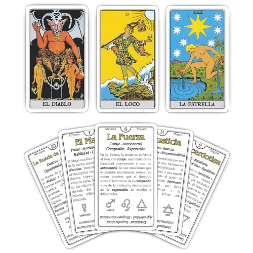 ARCANIA - Tarot fácil para Principiantes con Instrucciones para