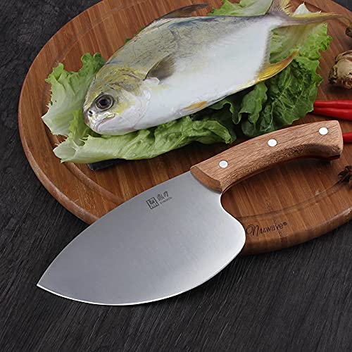 Tijeras Seafood Market Aquatic Fish Knives Professional Tool Kitchen Knife Sharp Slaughter Fish Special Knife Meat Cleaver #TOP7