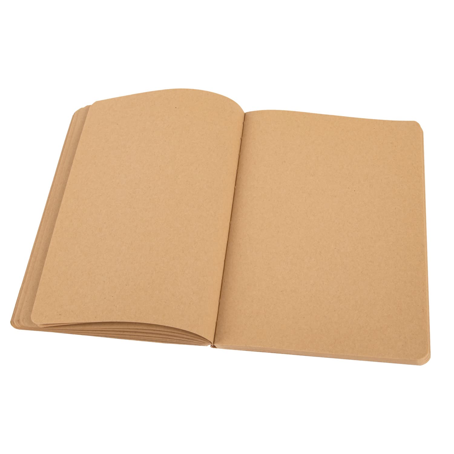 Idena 12253 Notebook 20 x 14 cm Blank 192 Pages 100% Recycled Paper Cork Cover 80 g/m² Pack of 1, brown - Image 2