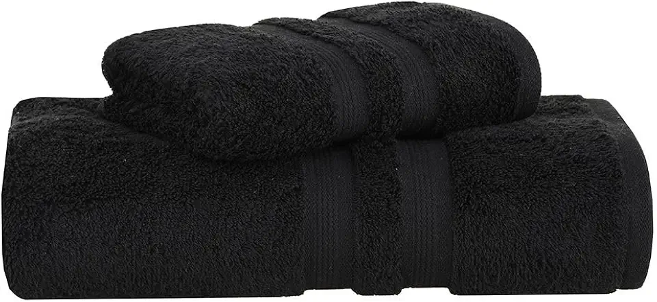 Jogo de Toalhas Buddemeyer Algodão Egípcio Banho Preto 2 peças