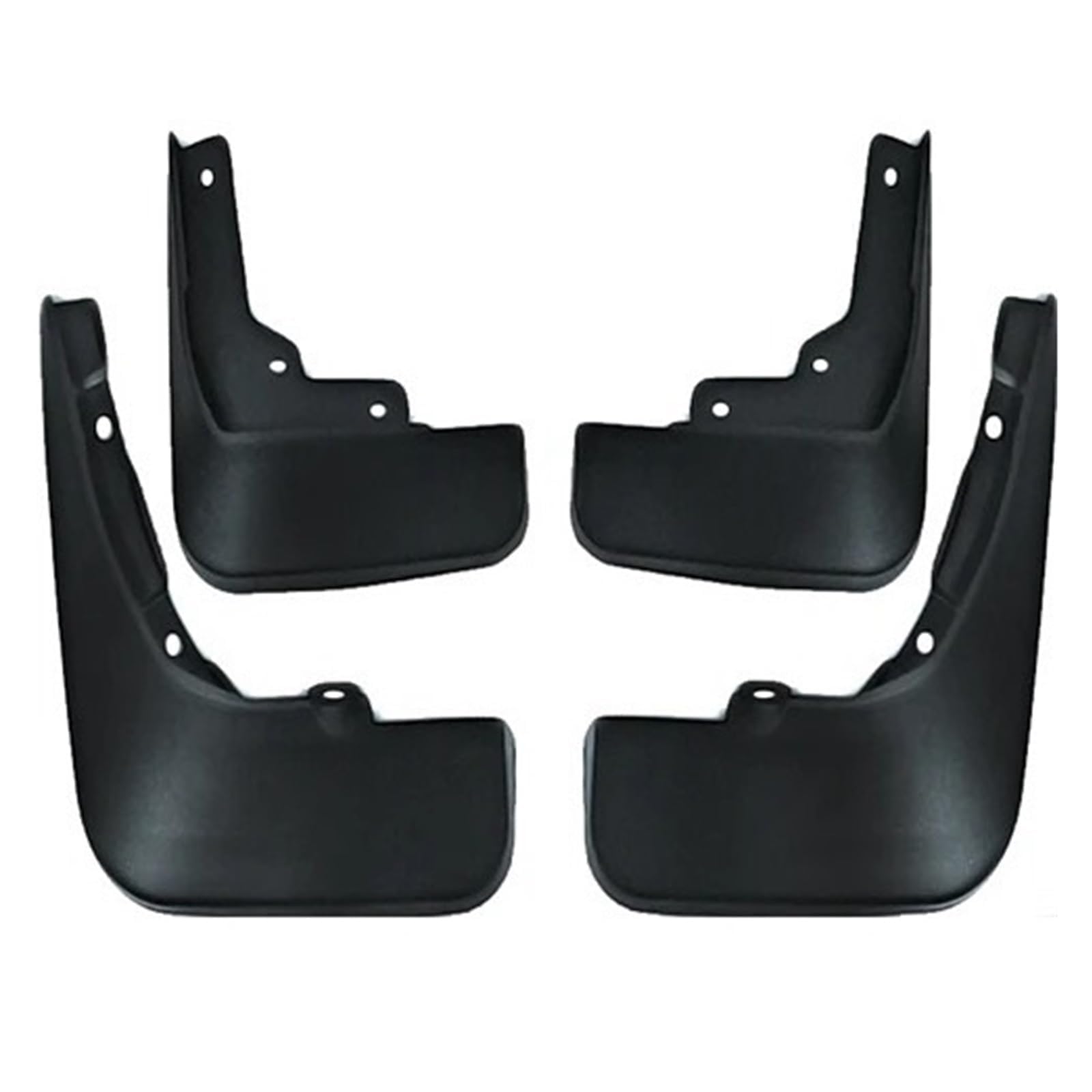 Guardabarros ABS de alta resistencia para Peugeot 408 2023 2024 en color negro