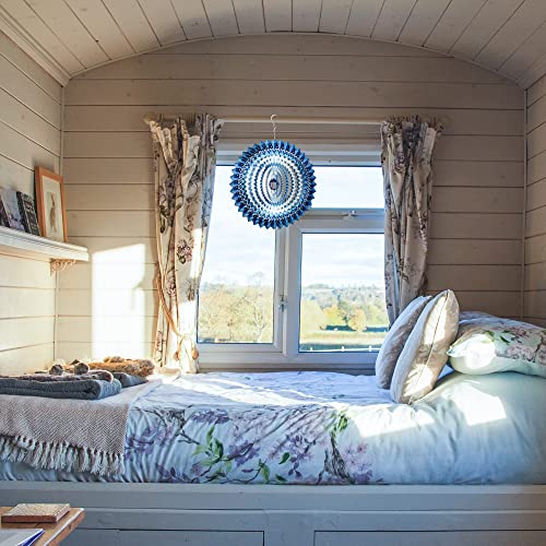 3D Wind Spinners,（Mandala Wind Spinner） Stainless Steel Hanging Wind Spinners Yard Art Indoor/Outdoor Garden Decorations #TOP6