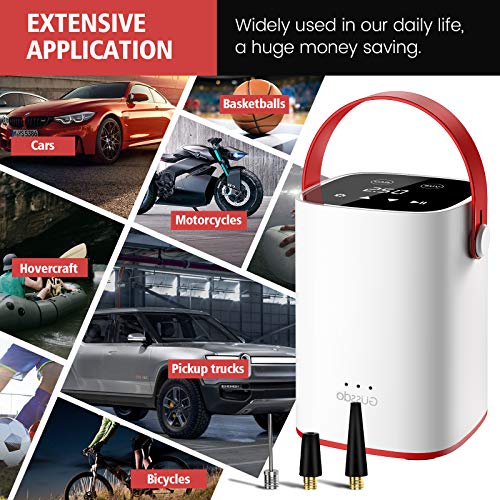 image for UNIWA Air Compressor Portable Tire Inflator, 12V DC Air Pump for Car T