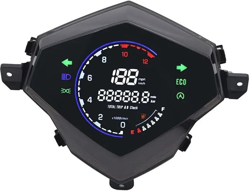 Motorcycle Odometer Gauge LED Motorcycle Tachometer Meter Digital Odometer For Mio125 Mio i125 Mio110 Mio