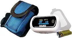 Oxímetro com Alarme de Emergência OLED de Alta Precisão Dellamed