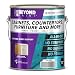 Beyond Paint Furniture, Cabinets and More All-in-one Refinishing Paint Gallon, No Stripping, Sanding or Priming Needed, Soft Gray