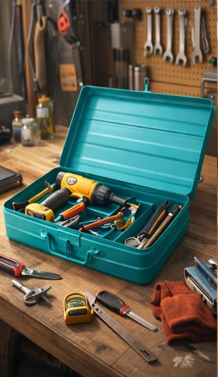 Image of JAYCO Big Aluminum Storage Box /Treasure Chest /Currency Money Box /Gift Trunk - 14 inch Large (35 cm x 27 cm x 10 cm, Green) Rectangular
