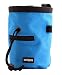 two Ogres Essential-Z Chalk Bag with Belt and Zippered Pocket (Blue) for Climbing, Gymnastics & Weight Lifting
