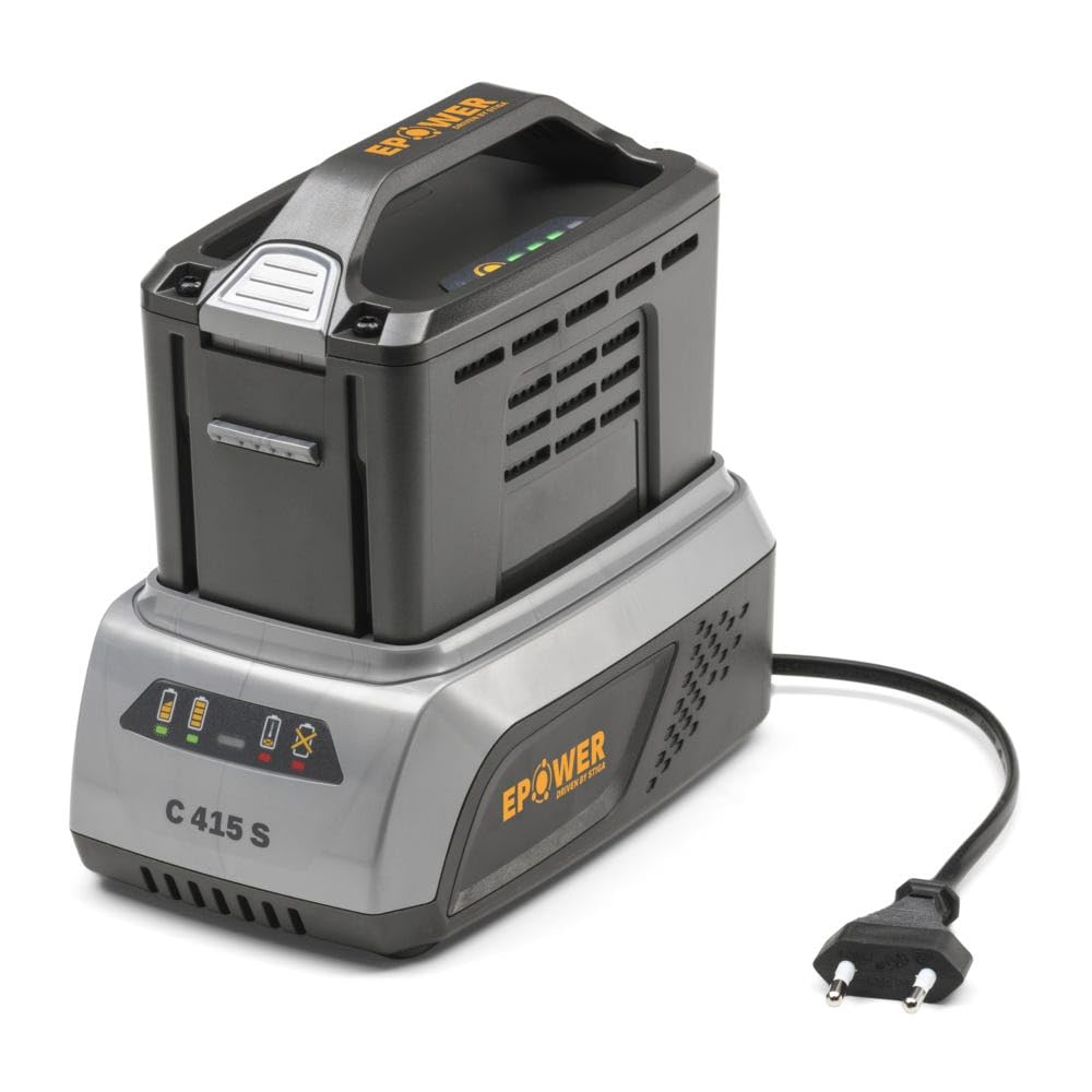 STIGA Chargeur de Batterie Standard Simple C 415 S 48 V, Courant de charge 1,5 Ah, Prise Euro