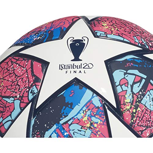 Adidas FINALE IST MINI, Top: White/Pantone/Glory Blue/Dark Blue Bottom: Signal Green S20, Mini