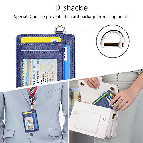 FurArt Slim Minimalist Wallet, Front Pocket Wallets, RFID Blocking, Credit Card Holder for Men & Women-Royal Blue4