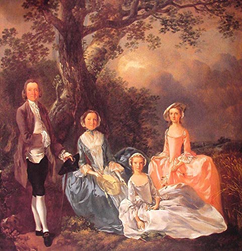 La famille Gravenor Thomas Gainsborough reproduction tableau de maître