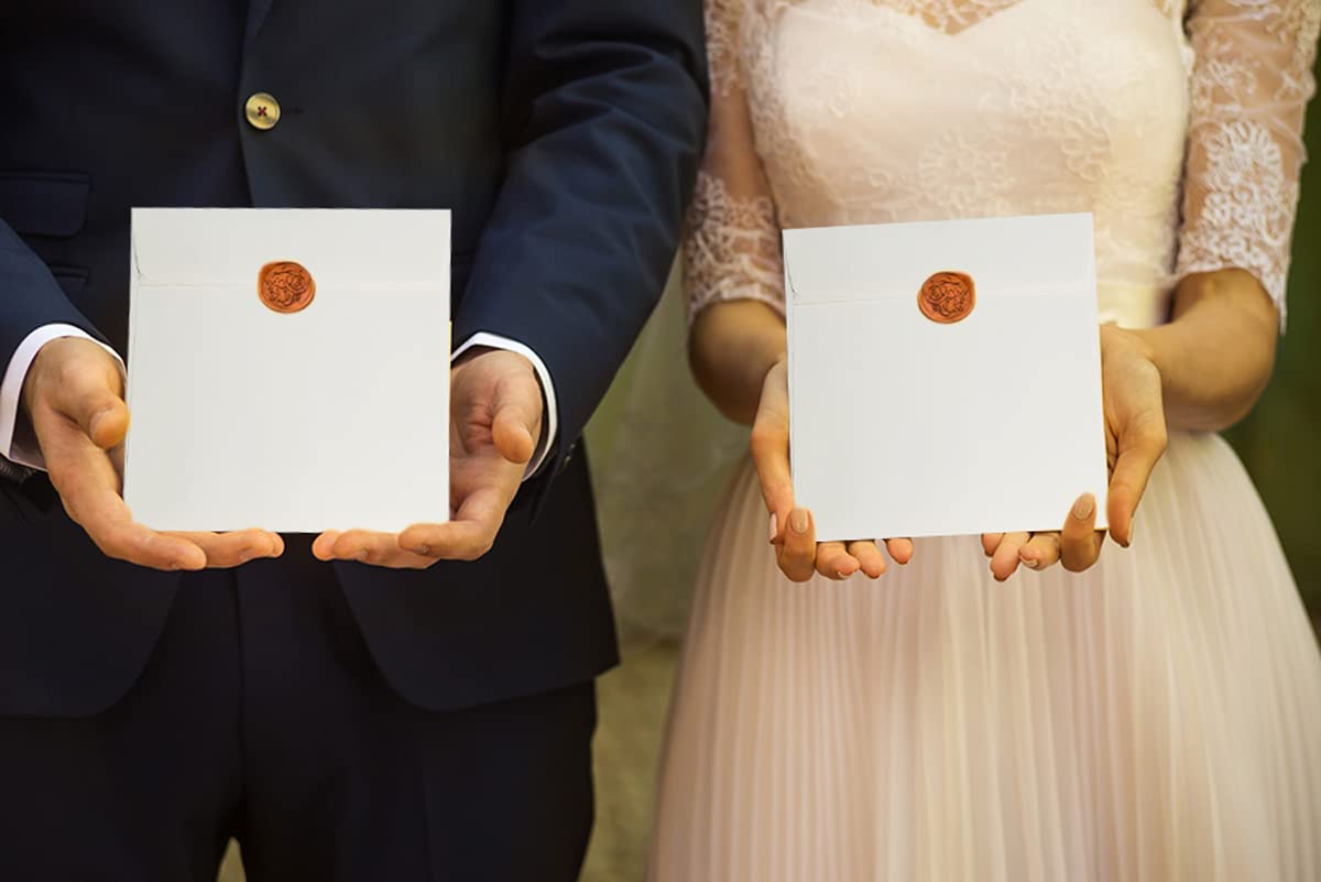 Sobre Invitacion Boda 25 Sobres Cuadrados De Lujo (16x16cm) - Color Marfil  Para Bodas/invitaciones Sobres Boda, image size:1200x801