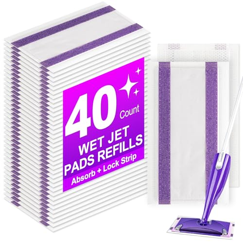 Swiffer Wetjet���b�v�p���b�v�p���b�v�p40�p�b�N Swiffer�E�F�b�g�p�b�h�l�ߑւ��l�ߑւ�Swiffer�E�F�b�g�W�F�b�g�p�b�h�����p�g���̂ă}���`�T�[�t�F�X�t���A���b�v�p�b�h�A����&�z����