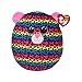 Ty - Morbido Peluche Cuscino - Squish a Boos - Leopardo - Multicolore Arcobaleno - Dotty - Ottima idea regalo per grandi e bambini - Ideale per ogni occasione -33 cm- 39186