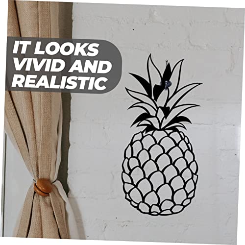 Yardwe 5Pcs Pineapple Wall Decoration Ornaments For Pictures Decoraciones Para Salas De Casa Ornament Crafts Pineapple Wall Sculpture Wrought Iron Pineapple Living Room Wall Art Line #TOP5