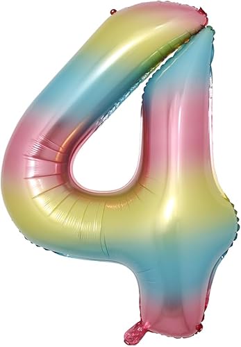 Globos de aluminio de 40 pulgadas con cambio gradual de colores, globos de helio, baby shower, cumpleaños, aniversario, boda, decoración de fiesta,