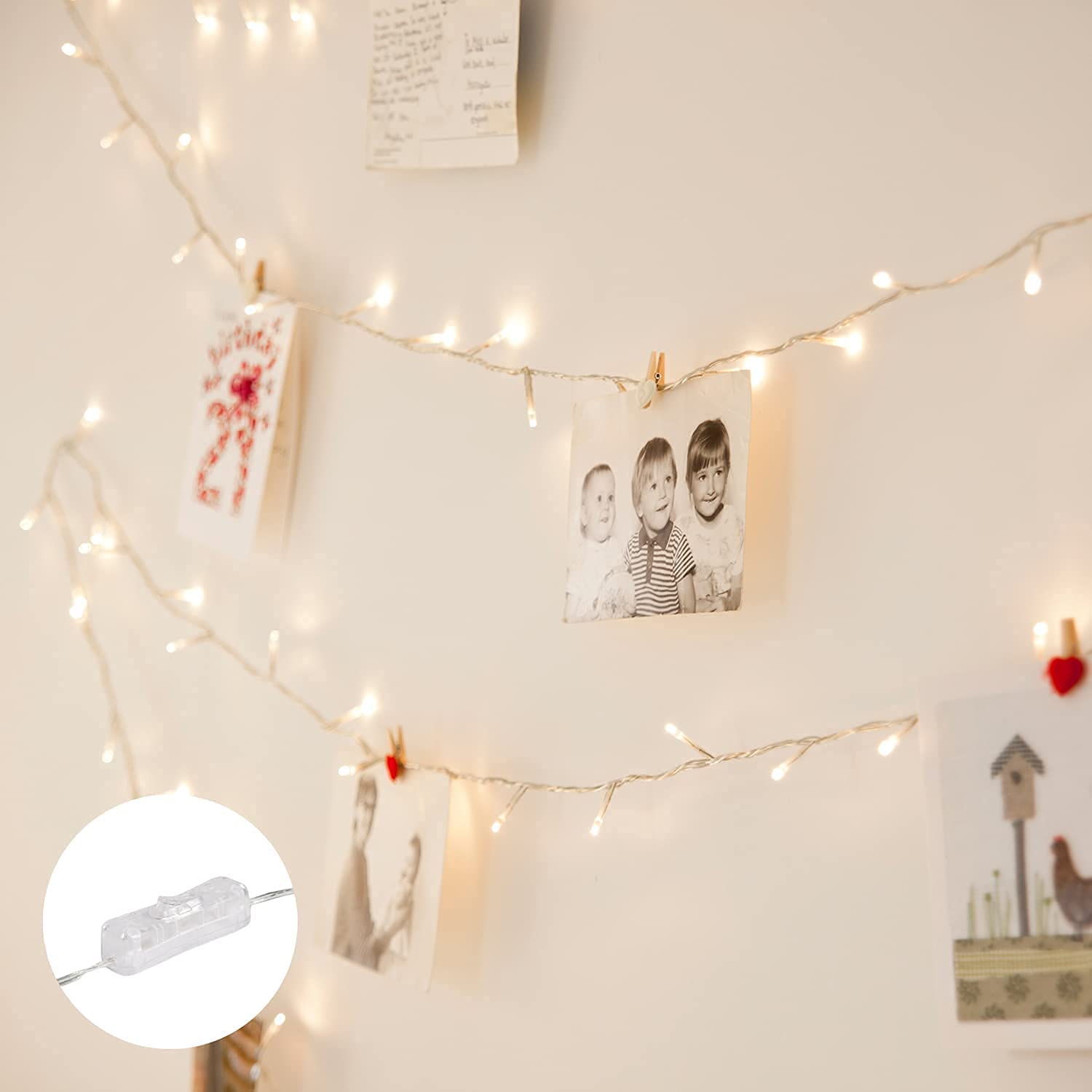 10m LED-Lichterkette Mit Matten Kugeln – 100 LEDs, Fernbedienung, 8 Modi & Timer