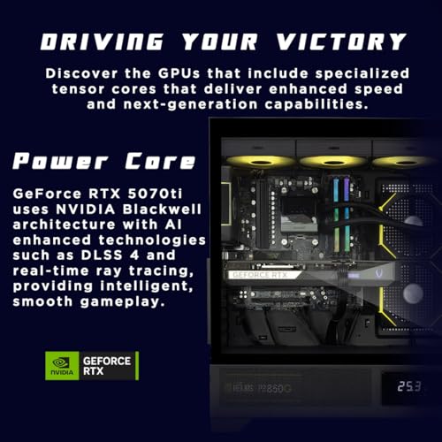 Image of ZOTAC MEK AI-Enhanced Gaming PC Desktop Computer - NVIDIA GeForce RTX 5070 TI, AMD Ryzen 5 7600X up to 5.3GHz, 32GB DDR5 RGB, 2TB NVME M.2 SSD, 850W 80+ Gold PSU, WiFi+BT, Windows 11