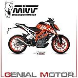 Schlüsselbund MIVV umsonst New KT.019.LM2 Auspuff exhaust MIVV M2 Edelstahl fur 390 Duke 2017 17