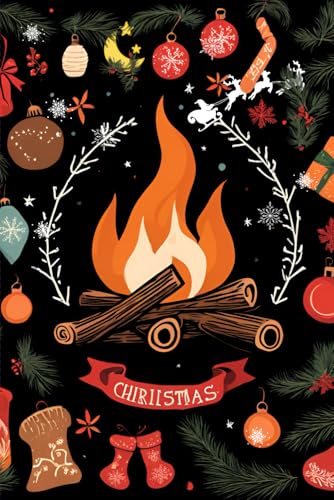 Christmas-themed 18: A cute Christmas cover notebook for everyone to use for taking notes or drawing