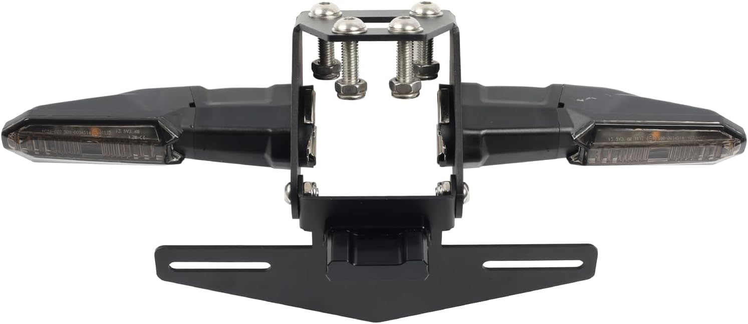 Fender Eliminator Kit for ninja400 Z400 Ninja 250 2018-2025 Tail Tidy Kit equipped foldable License Plate Holder, License Plate Light, Plug&Play Turn Signal Lights