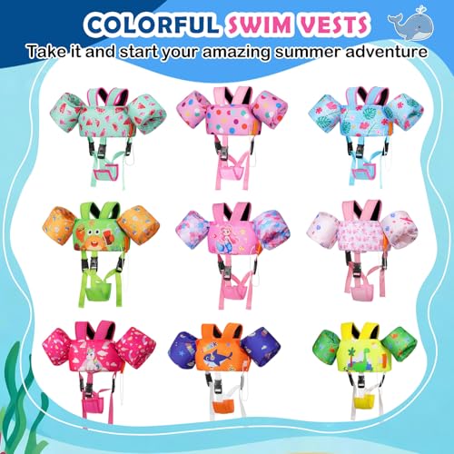 Image of MoKo Toddler Arm Floaties 20-50lbs, Swim Vest Water Wings for Kids Pool