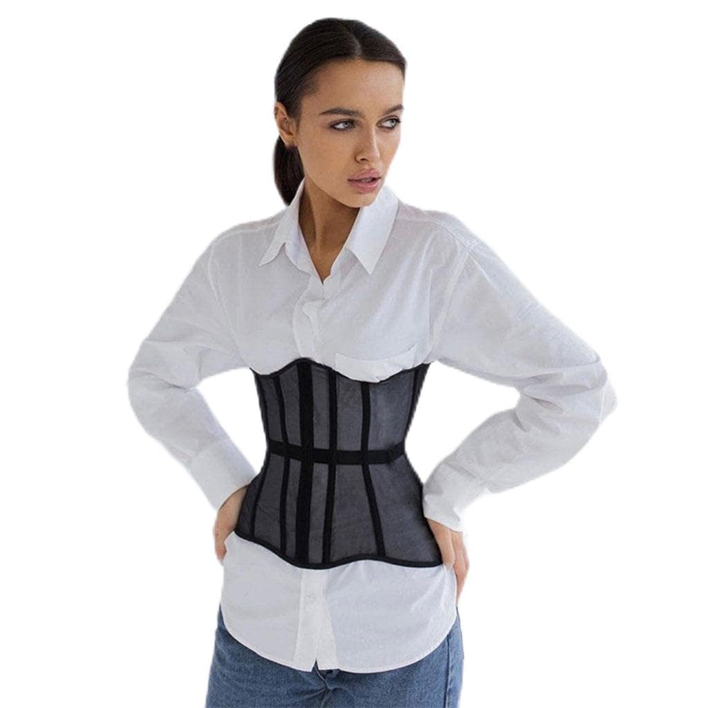 Elastic Waist Belt Girdle Corset Cincher Dress Women Vintage Style M Clothing, Shoes & Accessories | Womens Accessories | Belts-image-18