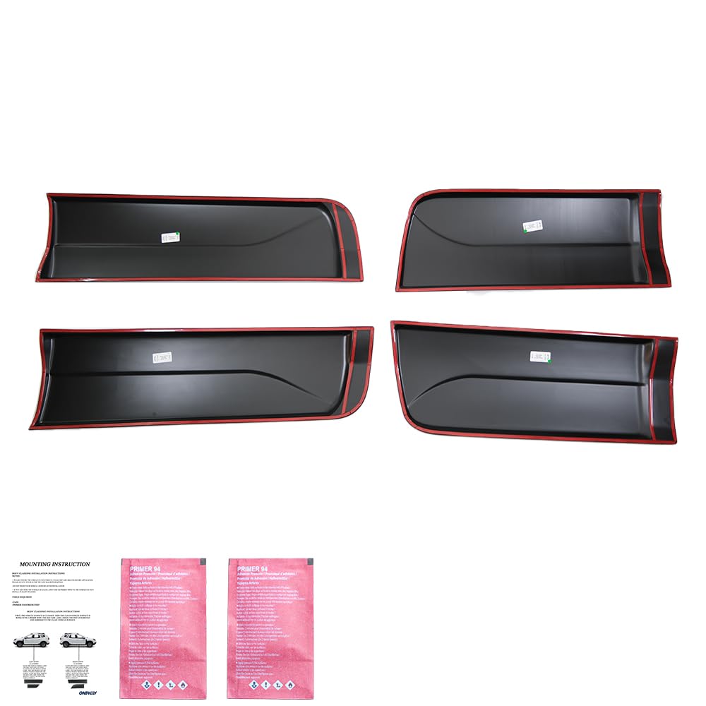 Osłona karoserii, ochrona drzwi do Ford Ranger T6-T7-T8 2012-2022, 4-częściowy