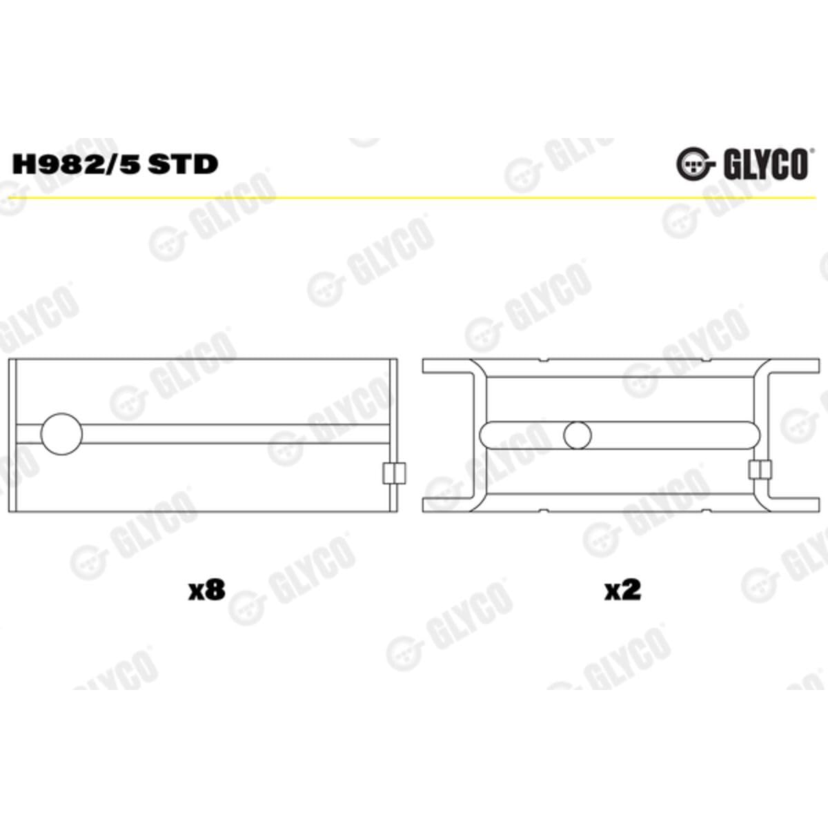 Glyco H 982/5 24119 Bronzina