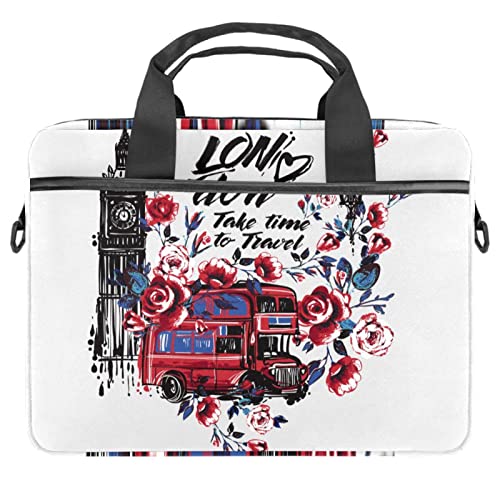 Housse ordinateur portable 13-14 pouces multicolore à motif floral
