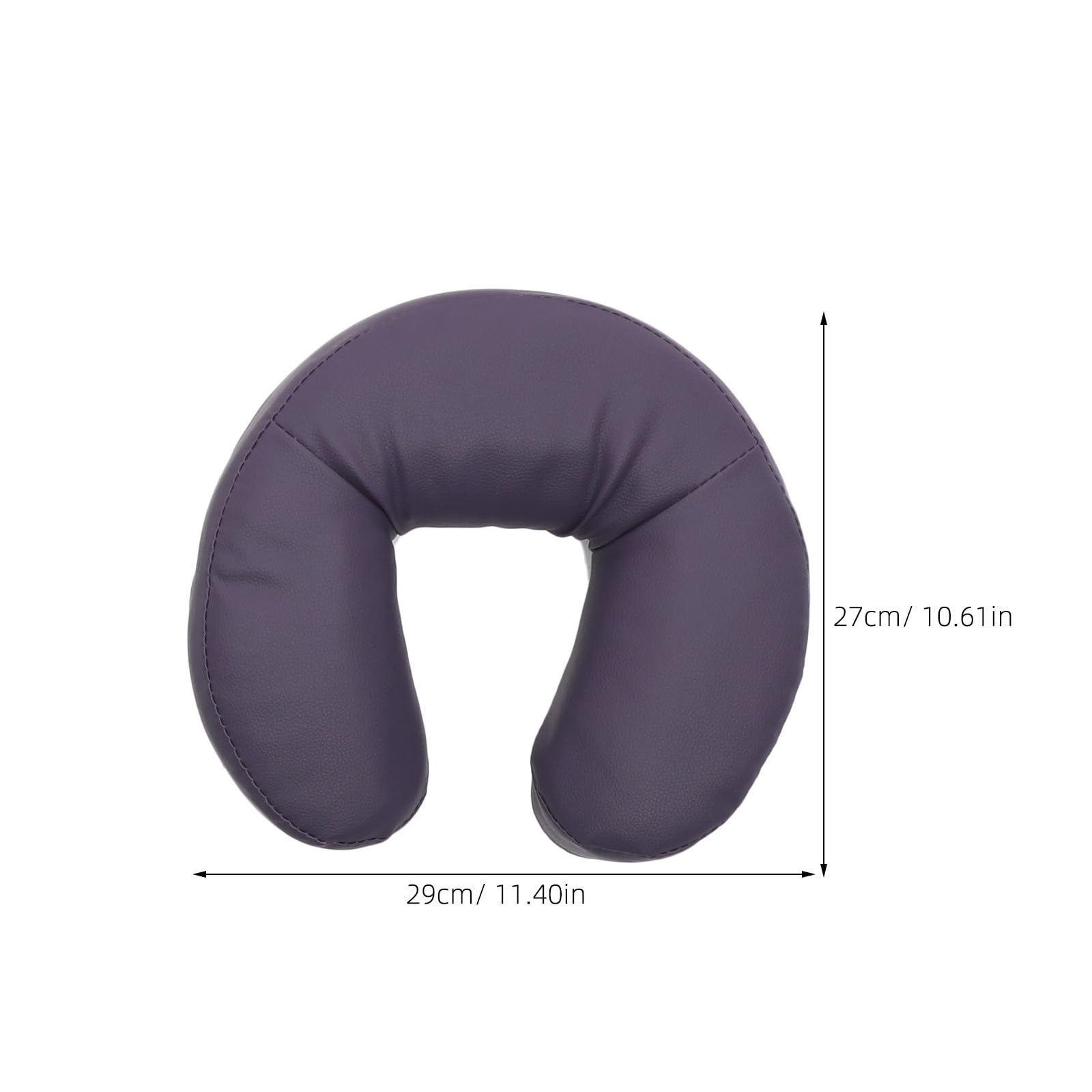 Cuscino Viso per Lettino Massaggio Ergonomico a Forma a U in Pu Traspirante e Confortevole per Spa e Lettini da Massaggio