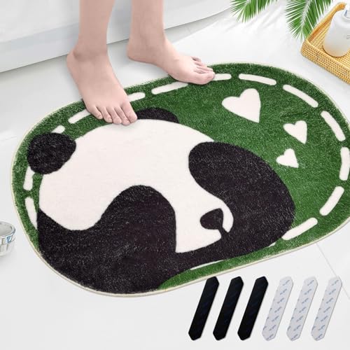 Kinderteppich Panda Blau – 160x225 Cm, Flacher Flor, Weich & Pflegeleicht Fürs Kinderzimmer