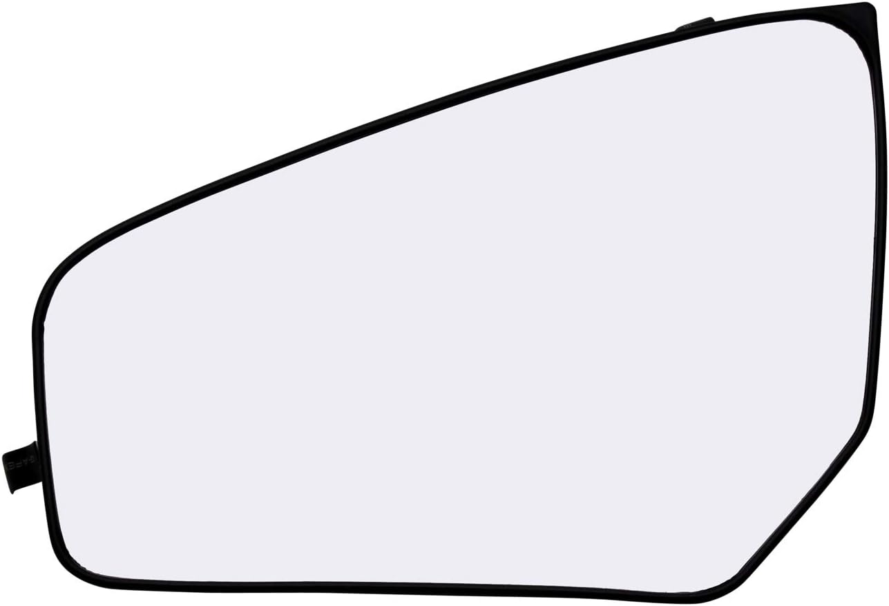 Driver Side Mirror Glass Replacement For 2007 2008 2009 2010 2011 2012 Nissan Sentra Sedan 4-Door Left Door Rear View Flat Mirrors 96302ET04E 96302-ET04E Non-Heated