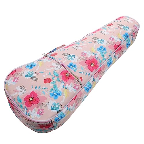 ERINGOGO ウクレレバッグ 旅行 大人のウクレレ ウクレレ収納袋 場合 ギターケースバッグ ウクレレケース アウトドア用ウクレレリュック ポータブル ウクレレ バックパック 防水puレザー