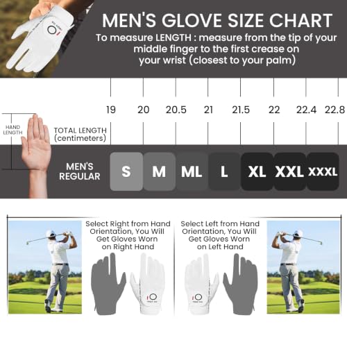FINGER TEN Rain Grip Golf Glove Pair
