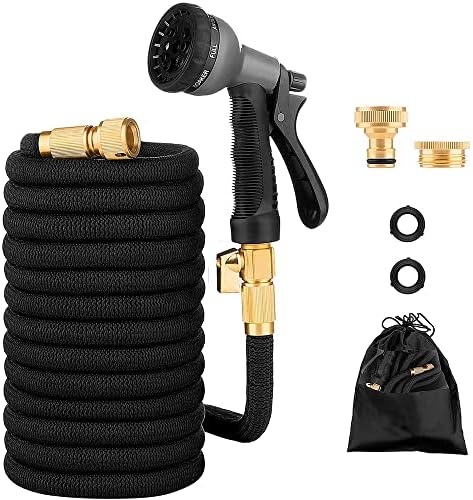 PRO Garden HOSEPIPE Tubo Da Giardino Estensibile 75 Metri: Professionale, In PVC Giallo, Diametro 12 Mm. Robusto E Resistente Alle Pieghe.