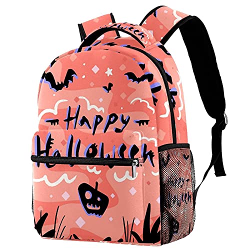 Sac à dos de voyage rose pour fille et garçon avec porte-bouteille intégré