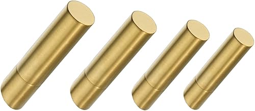 JQK Ganchos de pared dorados de acero inoxidable 304, para colgar abrigos, batas, sombreros, toallas, color dorado cepillado, paquete de 4,