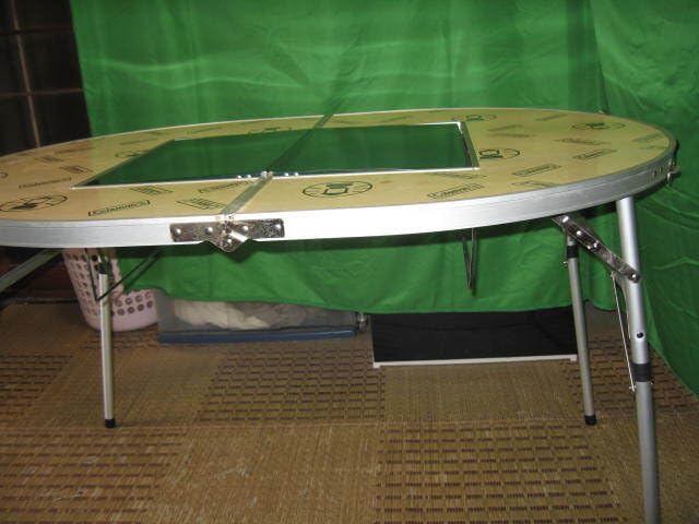 Amazon.co.jp: (コールマン) オーバルBBQテーブル 現状 円形