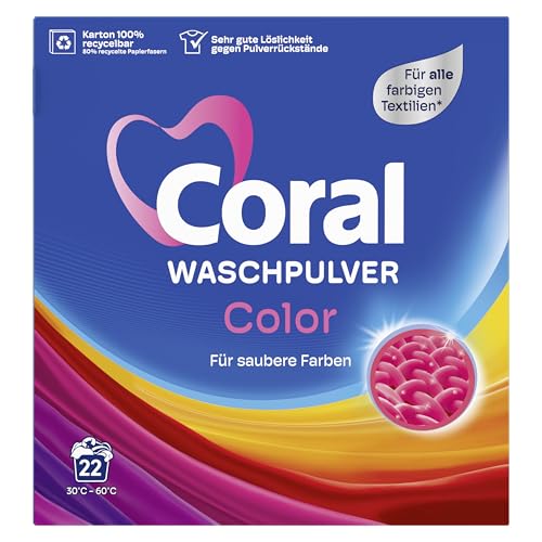 Lessive en poudre Coral Color préserve les vêtements de toute la famille